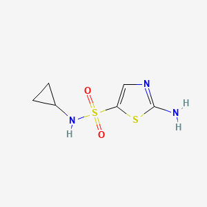 2-amino-N-cyclopropylthiazole-5-sulfonamide
