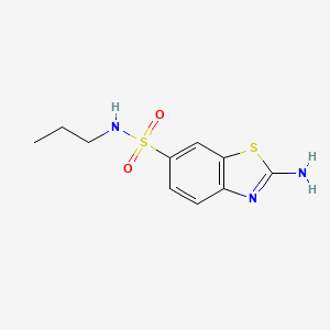 2-amino-N-propyl-1,3-benzothiazole-6-sulfonamide
