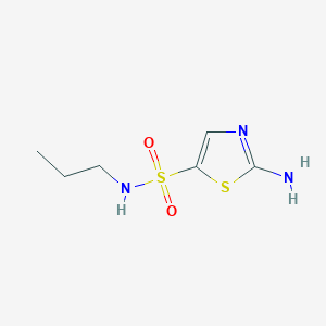 2-amino-N-propylthiazole-5-sulfonamide