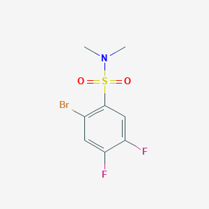 2-bromo-4,5-difluoro-N,N-dimethylbenzenesulfonamide