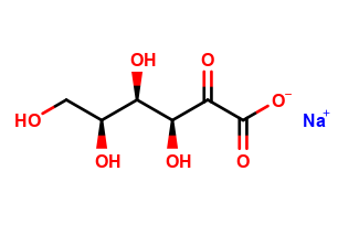 2-keto-L-gulonic acid, sodium salt