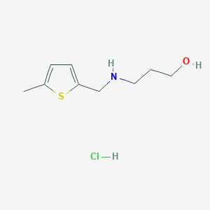 3-{[(5-Methyl-2-thienyl)methyl]amino}-1-propanol hydrochloride