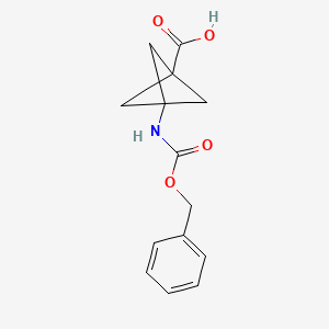 3-(((benzyloxy)carbonyl)amino)bicyclo[1.1.1]pentane-1-carboxylic acid