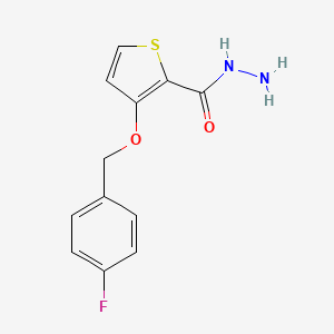 3-[(4-Fluorobenzyl)oxy]-2-thiophenecarbohydrazide