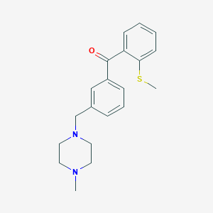 3'-(4-Methylpiperazinomethyl)-2-thiomethylbenzophenone