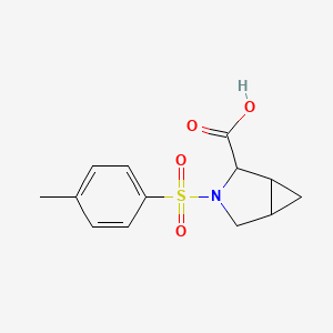 3-[(4-methylphenyl)sulfonyl]-3-azabicyclo[3.1.0]hexane-2-carboxylic acid