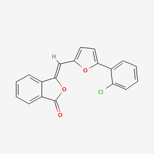 3-{[5-(2-chlorophenyl)-2-furyl]methylene}-2-benzofuran-1(3H)-one