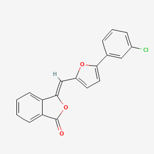 3-{[5-(3-chlorophenyl)-2-furyl]methylene}-2-benzofuran-1(3H)-one