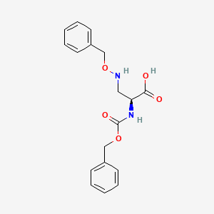 3-[(Benzyloxy)amino]-N-[(benzyloxy)carbonyl]-L-alanine