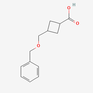 3-[(benzyloxy)methyl]cyclobutane-1-carboxylic acid