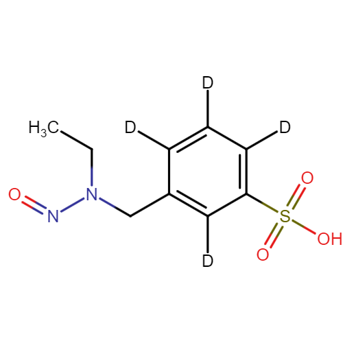 3-((ethyl(nitroso)amino)methyl)benzenesulfonic acid (D4-Ring)