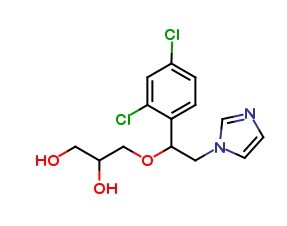 3-[1-(2,4-Dichlorophenyl)-2-(1H-imidazol-1-yl)ethoxy]-1,2-propanediol(Mixture of Diastereomers)