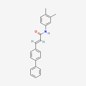 3-[1,1'-biphenyl]-4-yl-N-(3,4-dimethylphenyl)acrylamide
