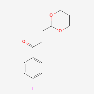 3-(1,3-Dioxan-2-YL)-4'-iodopropiophenone
