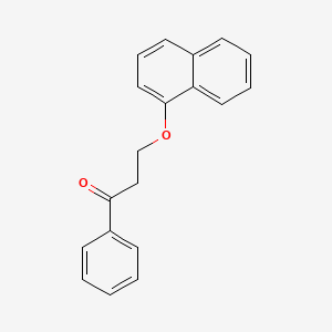 3-(1-Naphthalenyloxy)propiophenone