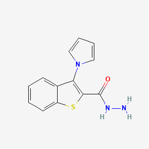 3-(1H-Pyrrol-1-yl)-1-benzothiophene-2-carbohydrazide
