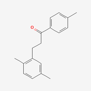 3-(2,5-Dimethylphenyl)-4'-methylpropiophenone