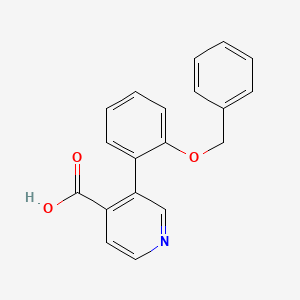 3-(2-Benzyloxyphenyl)isonicotinic acid
