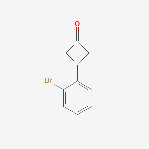 3-(2-Bromophenyl)cyclobutan-1-one