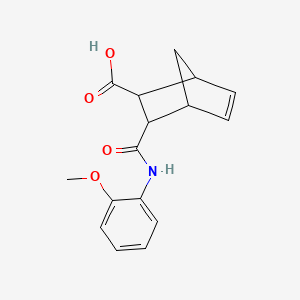 3-(2-Methoxy-phenylcarbamoyl)-bicyclo[2.2.1]hept-5-ene-2-carboxylic acid