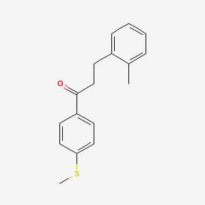 3-(2-Methylphenyl)-4'-thiomethylpropiophenone