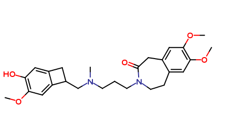 3-(3-(((3-hydroxy-4-methoxybicyclo[4.2.0]octa-1,3,5-trien-7-yl)methyl)(methyl)amino)propyl)-7,8-dime