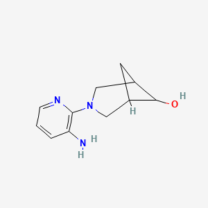 3-(3-Aminopyridin-2-yl)-3-azabicyclo[3.1.1]heptan-6-ol