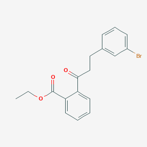 3-(3-Bromophenyl)-2'-carboethoxypropiophenone