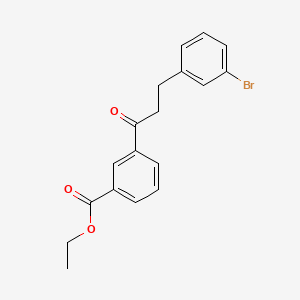 3-(3-Bromophenyl)-3'-carboethoxypropiophenone