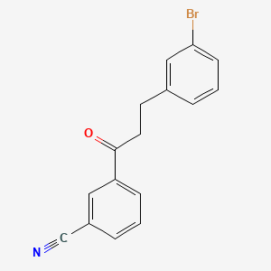 3-(3-Bromophenyl)-3'-cyanopropiophenone