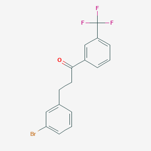 3-(3-Bromophenyl)-3'-trifluoromethylpropiophenone
