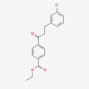 3-(3-Bromophenyl)-4'-carboethoxypropiophenone