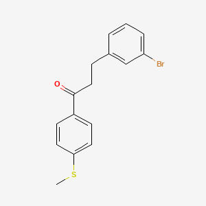 3-(3-Bromophenyl)-4'-thiomethylpropiophenone