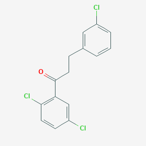 3-(3-Chlorophenyl)-2',5'-dichloropropiophenone