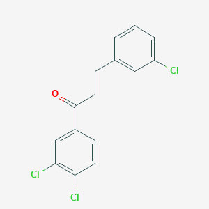 3-(3-Chlorophenyl)-3',4'-dichloropropiophenone