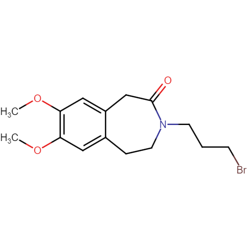 3-(3-bromopropyl)-7,8-dimethoxy-4,5-dihydro-1H-benzo[d]azepin-2(3H)-one