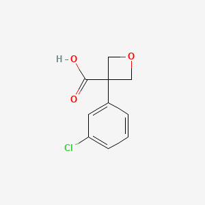 3-(3-chlorophenyl)oxetane-3-carboxylic acid