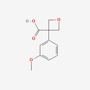 3-(3-methoxyphenyl)oxetane-3-carboxylic acid