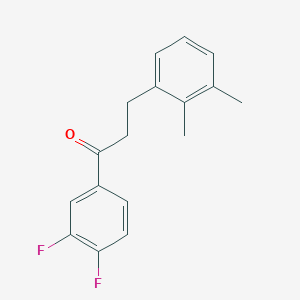 3',4'-Difluoro-3-(2,3-dimethylphenyl)propiophenone