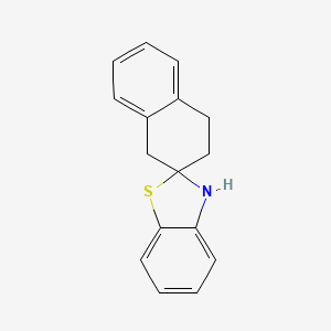 3',4'-dihydro-1'H,3H-spiro[1,3-benzothiazole-2,2'-naphthalene]
