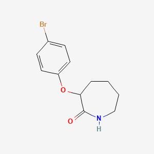 3-(4-Bromophenoxy)azepan-2-one