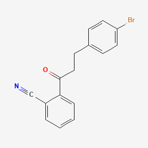 3-(4-Bromophenyl)-2'-cyanopropiophenone