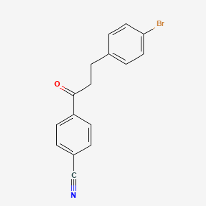 3-(4-Bromophenyl)-4'-cyanopropiophenone