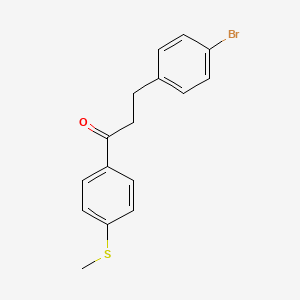 3-(4-Bromophenyl)-4'-thiomethylpropiophenone