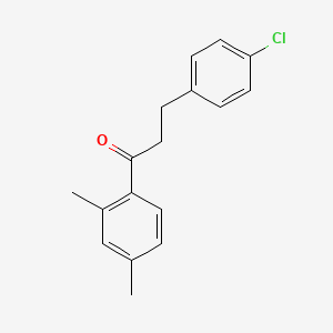 3-(4-Chlorophenyl)-2',4'-dimethylpropiophenone