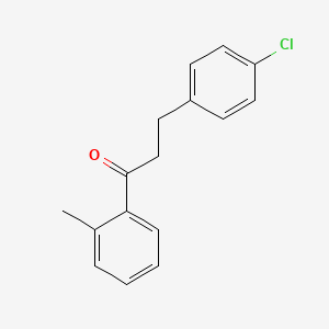 3-(4-Chlorophenyl)-2'-methylpropiophenone