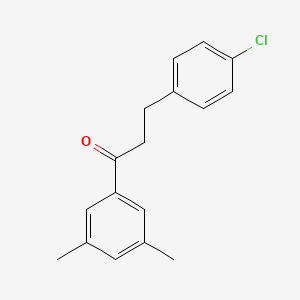 3-(4-Chlorophenyl)-3',5'-dimethylpropiophenone