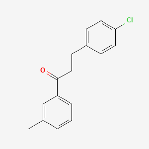 3-(4-Chlorophenyl)-3'-methylpropiophenone