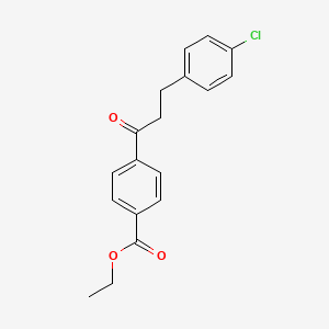 3-(4-Chlorophenyl)-4'-carboethoxypropiophenone
