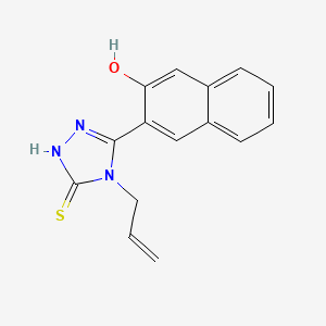 3-(4-allyl-5-mercapto-4H-1,2,4-triazol-3-yl)-2-naphthol